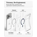 Etui Spigen Ultra Hybrid MagSafe na iPhone 18 Pro Max / 17 Pro Max - przezroczysto-granatowe