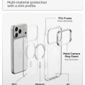 Etui Spigen Ultra Hybrid Optik S MagSafe na iPhone 18 Pro Max / 17 Pro Max - przezroczysto-srebrny