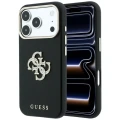 Etui Guess Smooth & Big Strass Logo na iPhone 18 Pro / 17 Pro - czarne