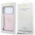 Etui Guess Smooth & Big Strass Logo na iPhone 18 Pro / 17 Pro - różowe