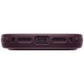 Etui UNIQ Veren Magclick Charging na iPhone 18 Pro / 17 Pro - burgundowe