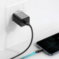 Baseus Super Si 1C szybka ładowarka USB Typ C 20W Power Delivery + kabel USB Typ C - Lightning 1m  - Czarna