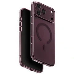 Etui UNIQ Airsuit Magclick Charging na iPhone 18 Pro Max / 17 Pro Max - burgundowe