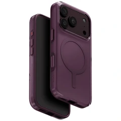 Etui UNIQ Clario Magclick Charging eco na iPhone 18 Pro / 17 Pro - fioletowe