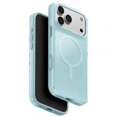 Etui UNIQ Clario Magclick Charging eco na iPhone 18 Pro Max / 17 Pro Max - miętowe