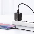 Baseus Super Si 1C szybka ładowarka USB Typ C 20W Power Delivery + kabel USB Typ C - Lightning 1m  - Czarna