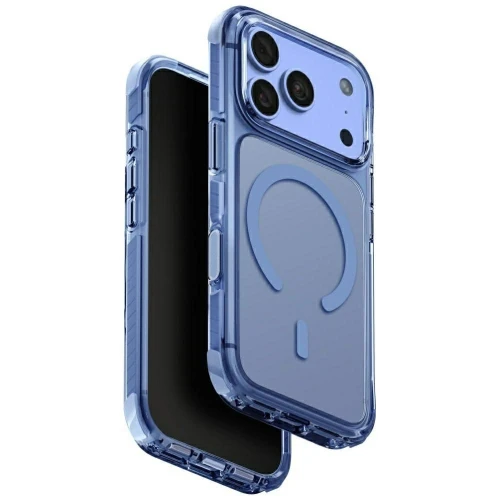 Etui UNIQ Combat Magclick Charging na iPhone 18 Pro / 17 Pro - niebieskie