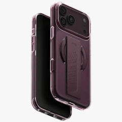 Etui UNIQ Heldro Air Magclick Charging na iPhone 18 Pro Max / 17 Pro Max - burgundowe