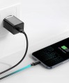 Baseus Super Si 1C szybka ładowarka USB Typ C 20W Power Delivery + kabel USB Typ C - Lightning 1m  - Czarna