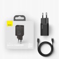Baseus Super Si 1C szybka ładowarka USB Typ C 20W Power Delivery + kabel USB Typ C - Lightning 1m  - Czarna