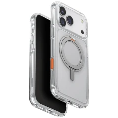 Etui UNIQ Swivix 360 Rotating Kickstand na iPhone 17 Pro Max - przezroczyste