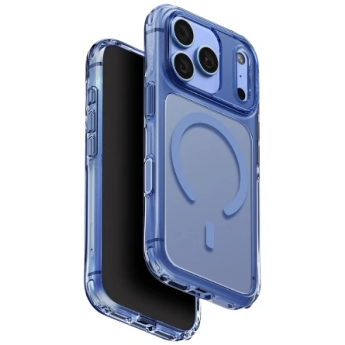 Etui UNIQ LifePro Xtreme Magclick Charging na iPhone 18 Pro / 17 Pro - przezroczysto-niebieskie
