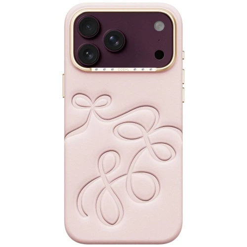Etui UNIQ Coehl Cloude Magnetic Charging na iPhone 18 Pro Max / 17 Pro Max - różowe