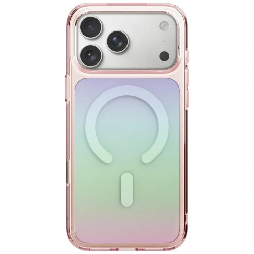 Etui UNIQ Coehl Estelle Magnetic Charging na iPhone 18 Pro / 17 Pro - różowe