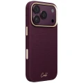Etui UNIQ Coehl Mirelle Magnetic Charging na iPhone 18 Pro / 17 Pro - bordowe