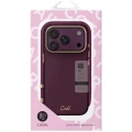 Etui UNIQ Coehl Mirelle Magnetic Charging na iPhone 18 Pro / 17 Pro - bordowe