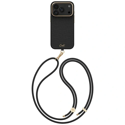 Etui UNIQ Coehl Mirelle Magnetic Charging na iPhone 18 Pro / 17 Pro - czarne