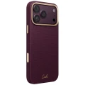 Etui UNIQ Coehl Mirelle Magnetic Charging na iPhone 18 Pro Max / 17 Pro Max - bordowe