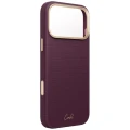 Etui UNIQ Coehl Mirelle Magnetic Charging na iPhone 18 Pro Max / 17 Pro Max - bordowe