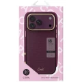 Etui UNIQ Coehl Mirelle Magnetic Charging na iPhone 18 Pro Max / 17 Pro Max - bordowe