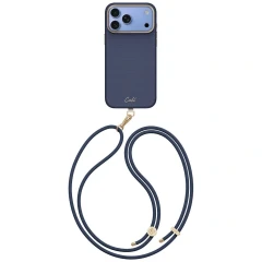 Etui UNIQ Coehl Mirelle Magnetic Charging na iPhone 18 Pro Max / 17 Pro Max - niebieskie