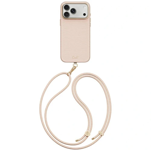 Etui UNIQ Coehl Mirelle Magnetic Charging na iPhone 18 Pro Max / 17 Pro Max - różowe
