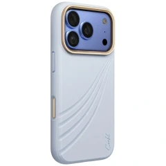 Etui UNIQ Coehl Serina Magnetic Charging na iPhone 18 Pro / 17 Pro - niebieskie