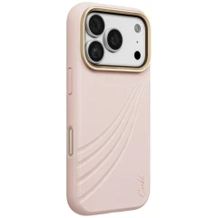 Etui UNIQ Coehl Serina Magnetic Charging na iPhone 18 Pro / 17 Pro - różowe