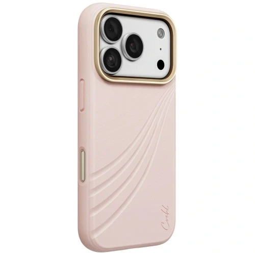 Etui UNIQ Coehl Serina Magnetic Charging na iPhone 18 Pro / 17 Pro - różowe