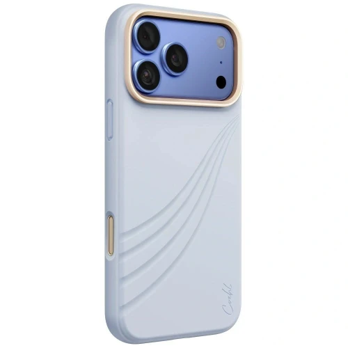 Etui UNIQ Coehl Serina Magnetic Charging na iPhone 18 Pro Max / 17 Pro Max - niebieskie