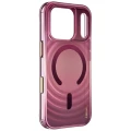 Etui UNIQ Coehl Vela Magnetic Charging na iPhone 18 Pro / 17 Pro - bordowe