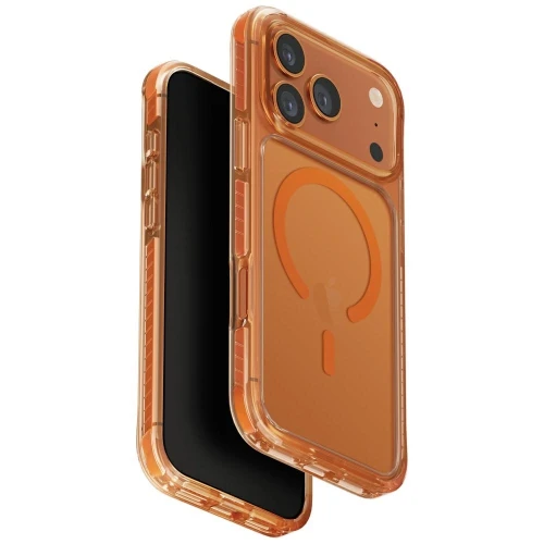 Etui UNIQ Combat Magclick Charging do iPhone 17 Pro Max - pomarańczowe