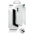 Etui UNIQ LifePro Xtreme Magclick Charging do iPhone 17 - przezroczysty-brokat