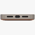 Etui UNIQ Lyden DS do iPhone 17 Pro Max Magclick Charging - pomarańczowo-szary