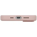 Etui UNIQ Lino na iPhone 17 Magclick Charging - różowe