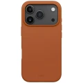 Etui UNIQ Lino na iPhone 17 Pro Magclick Charging - pomarańczowe