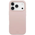 Etui UNIQ Lino na iPhone 17 Pro Magclick Charging - różowe