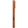 Etui UNIQ Lino na iPhone 17 Pro Max Magclick Charging - pomarańczowe