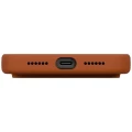 Etui UNIQ Lino na iPhone 17 Pro Max Magclick Charging - pomarańczowe