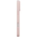 Etui UNIQ Lino na iPhone 17 Pro Max Magclick Charging - różowe
