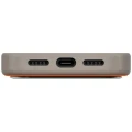 Etui UNIQ Lyden DS na iPhone 17 Pro Magclick Charging - pomarańczowo-szary