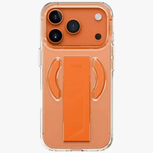 Etui UNIQ Heldro Air na iPhone 17 Pro Magclick Charging - pomarańczowe