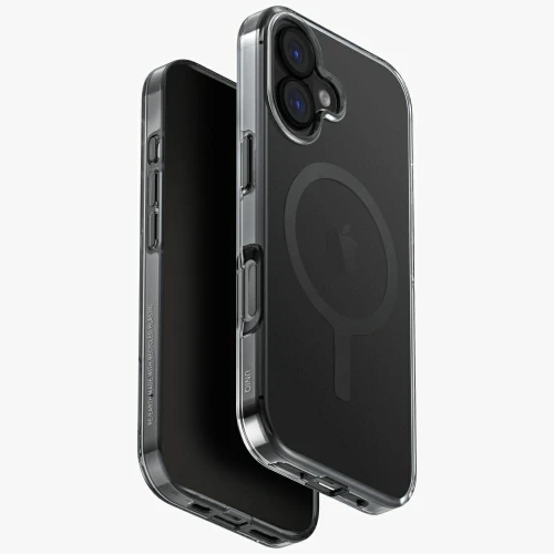 Etui UNIQ Clario Magclick Charging na iPhone 17 - czarne
