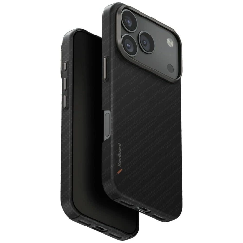 Etui UNIQ Keva EDGE Magclick Charging na iPhone 17 Pro - czarne