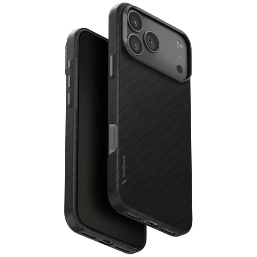 Etui UNIQ Keva EDGE Magclick Charging na iPhone 17 Pro Max - czarne