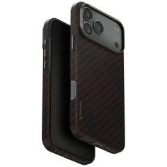 Etui UNIQ Keva EDGE Magclick Charging na iPhone 17 Pro Max - pomarańczowe