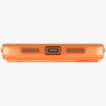 Etui UNIQ Clario Magclick Charging na iPhone 17 Pro - pomarańczowe