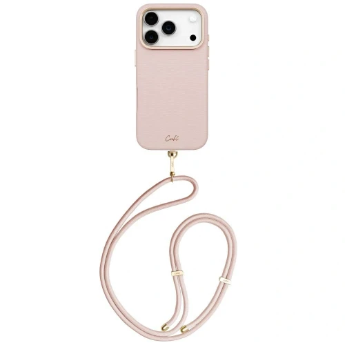 Etui UNIQ Coehl Mirelle Magnetic Charging na iPhone 17 Pro - różowe