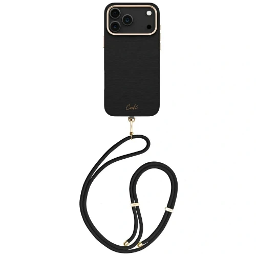 Etui UNIQ Coehl Mirelle Magnetic Charging na iPhone 17 Pro Max - czarne