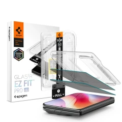 Szkło hartowane Spigen Glas.tR EZ Fit Pro HD AC 2-Pack prywatyzujące na iPhone Duo